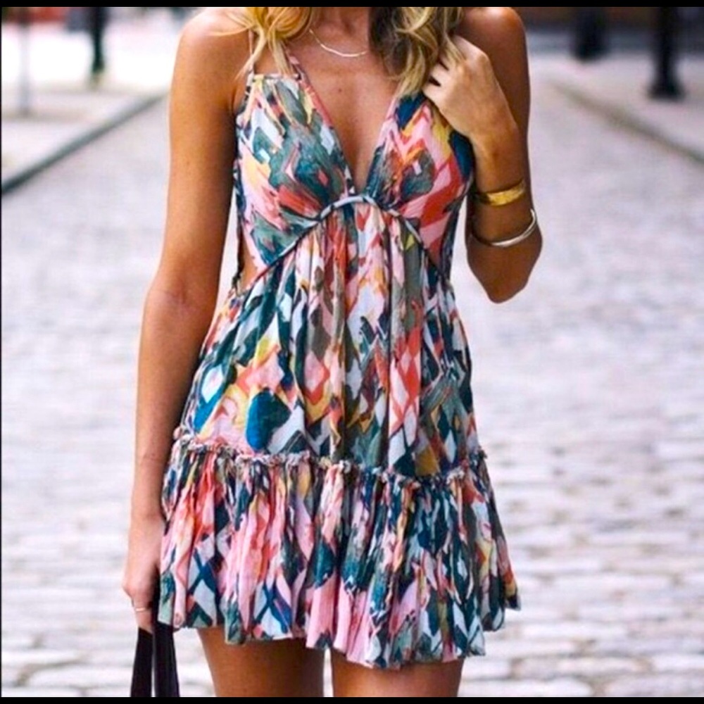 Free People One Sumia Mini Dress